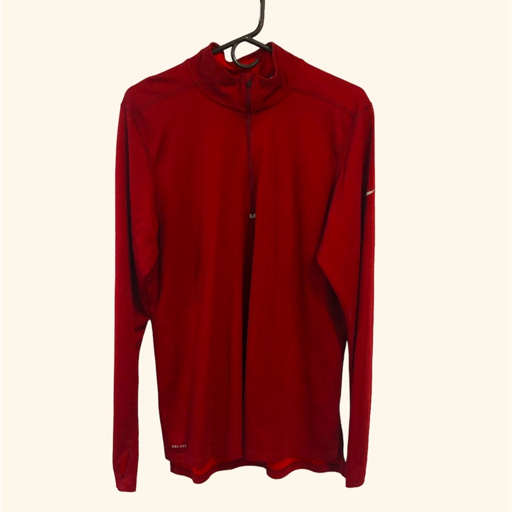 Nike Men's Element 1/2 Zip Thermal Running Top - Gym Red